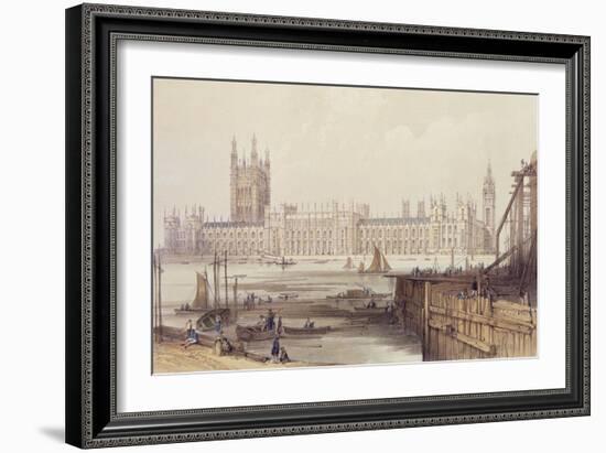 The New Houses of Parliament-Thomas Colman Dibdin-Framed Giclee Print