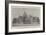 The New Hungarian Houses of Parliament at Budapest-null-Framed Giclee Print