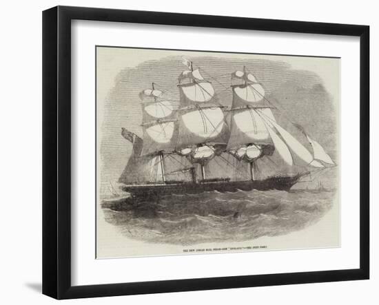 The New Indian Mail Steam-Ship England-Edwin Weedon-Framed Giclee Print