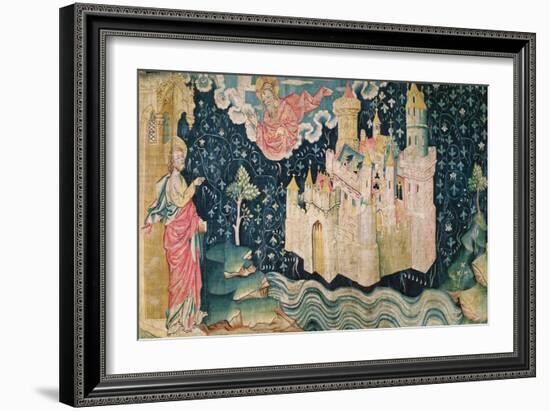 The New Jerusalem, Number 80 from "The Apocalypse of Angers", 1373-87-Nicolas Bataille-Framed Giclee Print