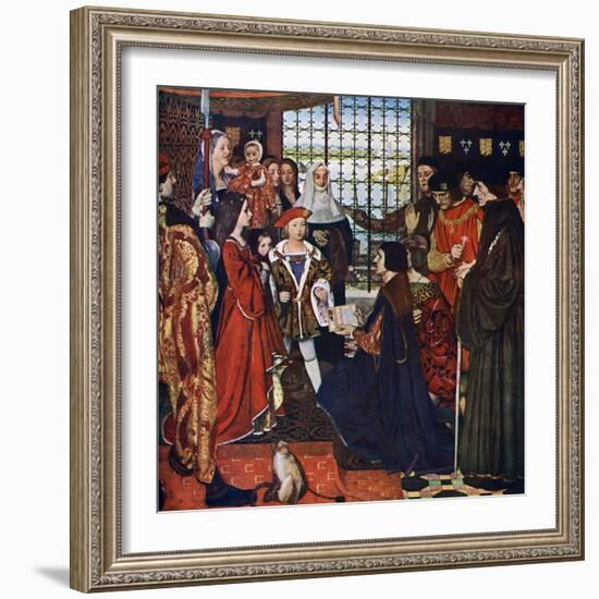 The New Learning, C1910, (C1900-192)-Frank Cadogan Cowper-Framed Giclee Print