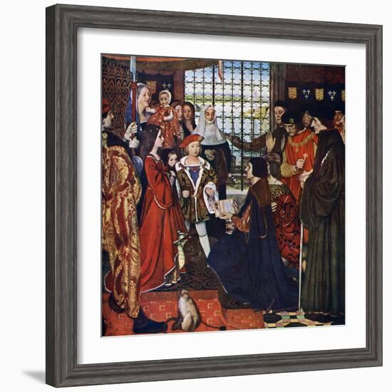 The New Learning, C1910, (C1900-192)-Frank Cadogan Cowper-Framed Giclee Print