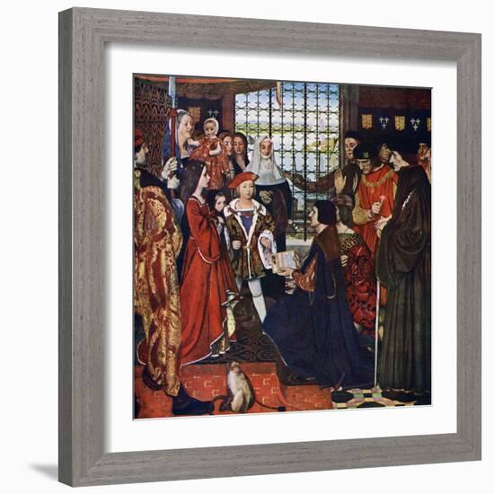 The New Learning, C1910, (C1900-192)-Frank Cadogan Cowper-Framed Giclee Print