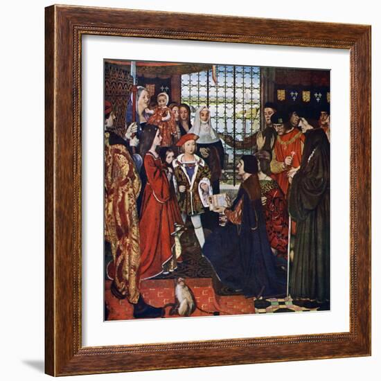 The New Learning, C1910, (C1900-192)-Frank Cadogan Cowper-Framed Giclee Print