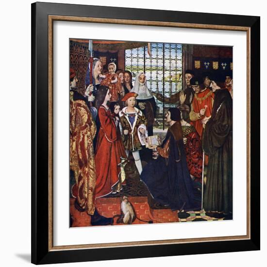 The New Learning, C1910, (C1900-192)-Frank Cadogan Cowper-Framed Giclee Print