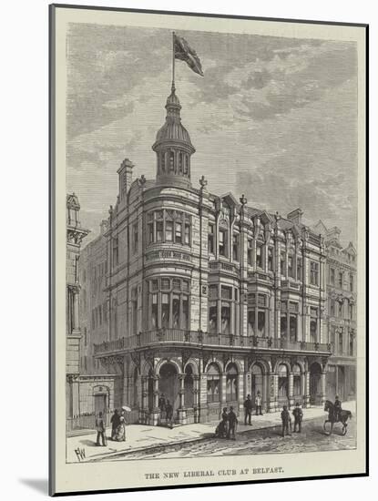 The New Liberal Club at Belfast-Frank Watkins-Mounted Giclee Print