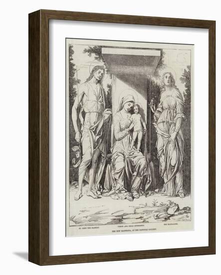 The New Mantegna, at the National Gallery-Andrea Mantegna-Framed Giclee Print