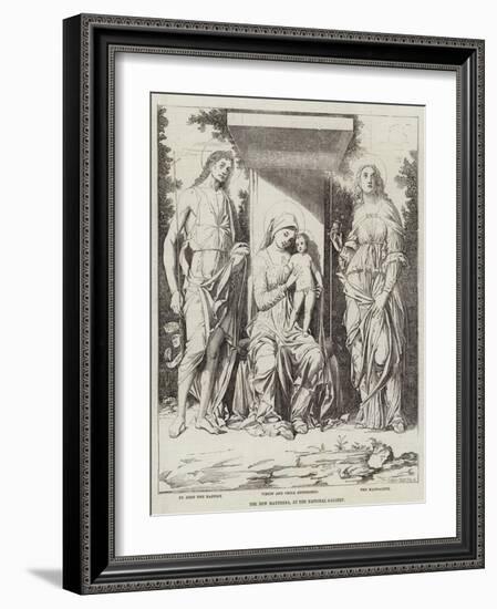 The New Mantegna, at the National Gallery-Andrea Mantegna-Framed Giclee Print