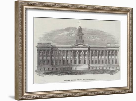 The New Medical College Hospital, Calcutta-null-Framed Giclee Print