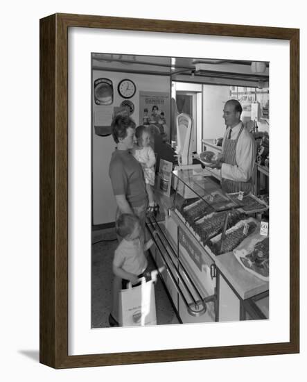The New Metric System of Buying Food, Stocksbridge, Near Sheffield, South Yorkshire, 1966-Michael Walters-Framed Photographic Print