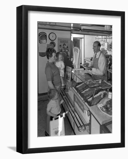 The New Metric System of Buying Food, Stocksbridge, Near Sheffield, South Yorkshire, 1966-Michael Walters-Framed Photographic Print