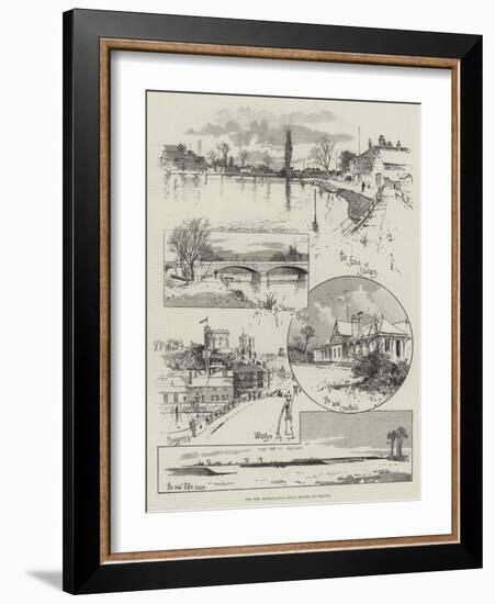 The New Metropolitan Rifle Ranges at Staines-Joseph Holland Tringham-Framed Giclee Print