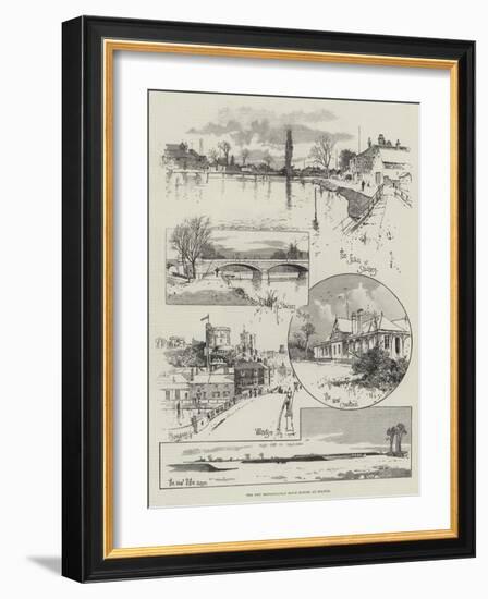 The New Metropolitan Rifle Ranges at Staines-Joseph Holland Tringham-Framed Giclee Print