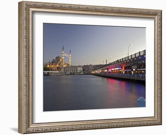 The New Mosque, Istanbul, Turkey, Europe, Eurasia-Simon Montgomery-Framed Photographic Print