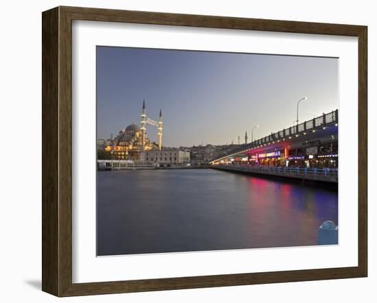 The New Mosque, Istanbul, Turkey, Europe, Eurasia-Simon Montgomery-Framed Photographic Print