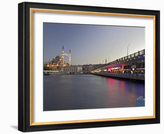 The New Mosque, Istanbul, Turkey, Europe, Eurasia-Simon Montgomery-Framed Photographic Print