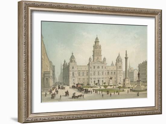 The New Municipal Buildings, George Square - Glasgow-English School-Framed Giclee Print