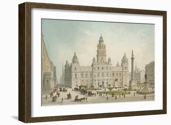 The New Municipal Buildings, George Square - Glasgow-English School-Framed Giclee Print