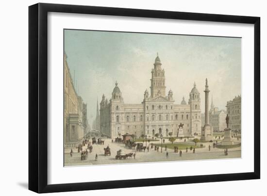 The New Municipal Buildings, George Square - Glasgow-English School-Framed Giclee Print