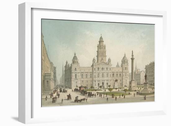 The New Municipal Buildings, George Square - Glasgow-English School-Framed Giclee Print