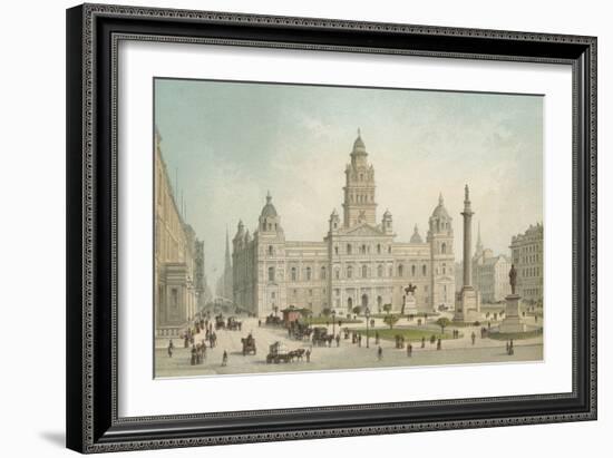 The New Municipal Buildings, George Square - Glasgow-English School-Framed Giclee Print