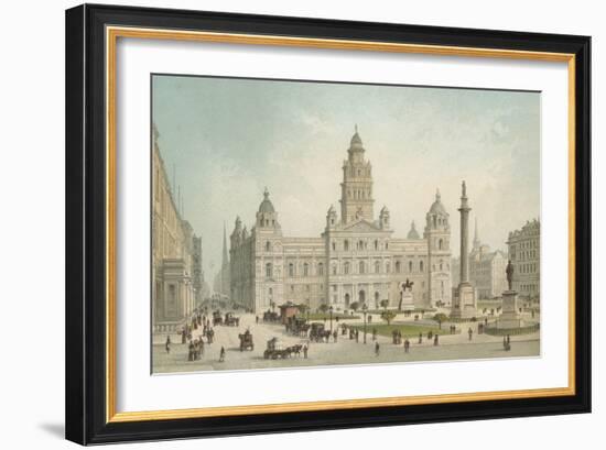 The New Municipal Buildings, George Square - Glasgow-English School-Framed Giclee Print