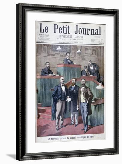 The New Municipal Council of Paris, 1900-Eugene Damblans-Framed Giclee Print