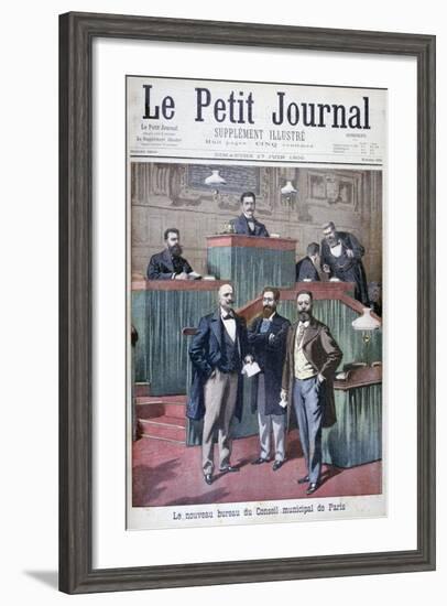 The New Municipal Council of Paris, 1900-Eugene Damblans-Framed Giclee Print