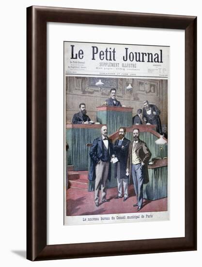 The New Municipal Council of Paris, 1900-Eugene Damblans-Framed Giclee Print