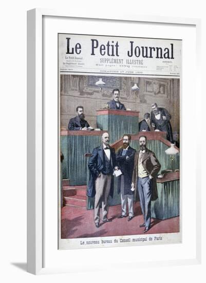 The New Municipal Council of Paris, 1900-Eugene Damblans-Framed Giclee Print