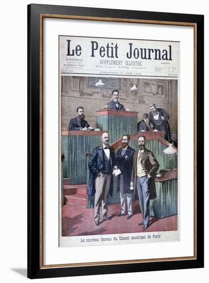 The New Municipal Council of Paris, 1900-Eugene Damblans-Framed Giclee Print