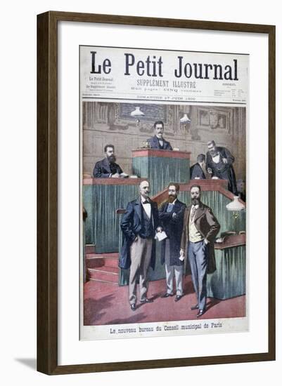 The New Municipal Council of Paris, 1900-Eugene Damblans-Framed Giclee Print