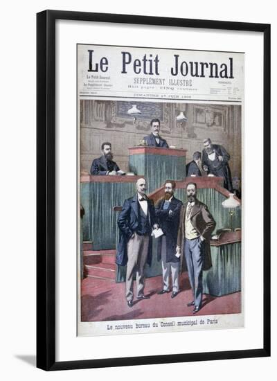 The New Municipal Council of Paris, 1900-Eugene Damblans-Framed Giclee Print