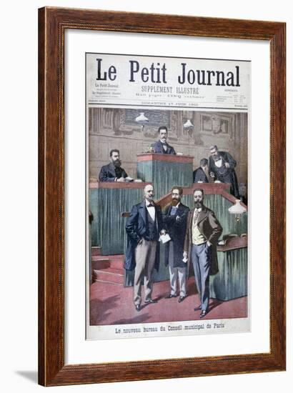 The New Municipal Council of Paris, 1900-Eugene Damblans-Framed Giclee Print