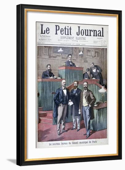 The New Municipal Council of Paris, 1900-Eugene Damblans-Framed Giclee Print