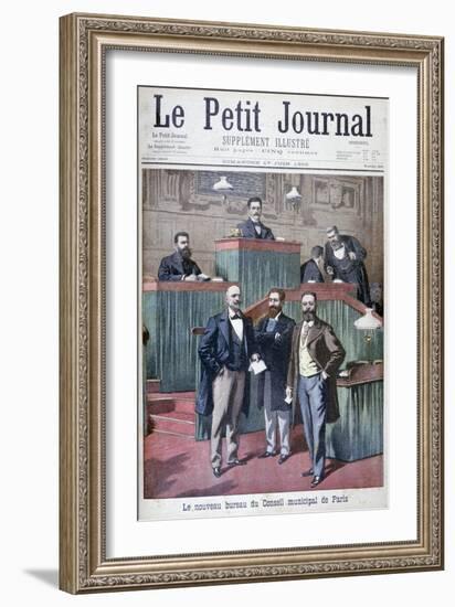 The New Municipal Council of Paris, 1900-Eugene Damblans-Framed Giclee Print