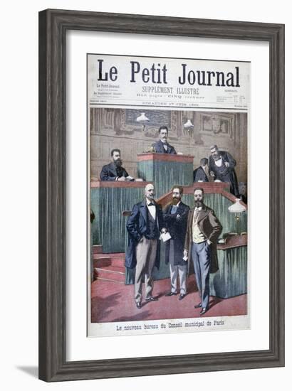 The New Municipal Council of Paris, 1900-Eugene Damblans-Framed Giclee Print