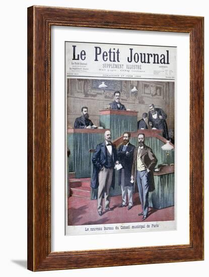 The New Municipal Council of Paris, 1900-Eugene Damblans-Framed Giclee Print