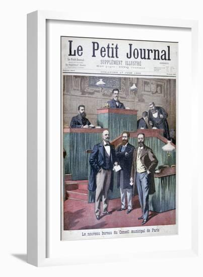 The New Municipal Council of Paris, 1900-Eugene Damblans-Framed Giclee Print