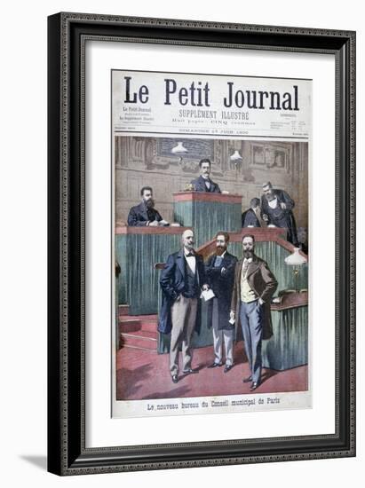 The New Municipal Council of Paris, 1900-Eugene Damblans-Framed Giclee Print