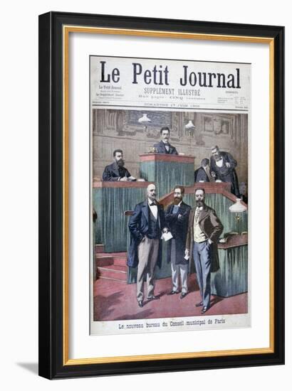 The New Municipal Council of Paris, 1900-Eugene Damblans-Framed Giclee Print