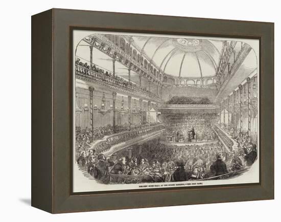 The New Music-Hall at the Surrey Gardens-null-Framed Premier Image Canvas