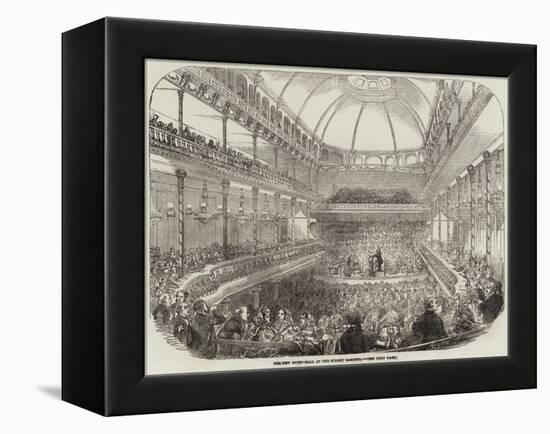 The New Music-Hall at the Surrey Gardens-null-Framed Premier Image Canvas