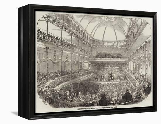 The New Music-Hall at the Surrey Gardens-null-Framed Premier Image Canvas