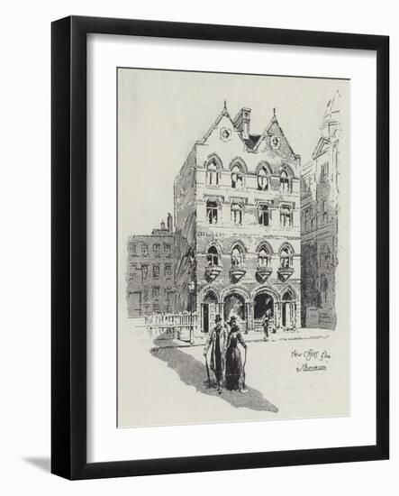 The New Offices of the Athenaeum-null-Framed Giclee Print