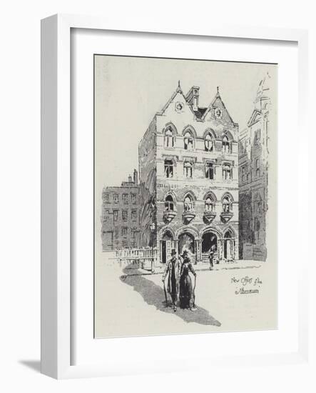 The New Offices of the Athenaeum-null-Framed Giclee Print