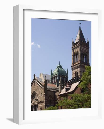 The New Old South Church, Copley Square, Back Bay, Boston, Massachusetts, USA-Amanda Hall-Framed Photographic Print