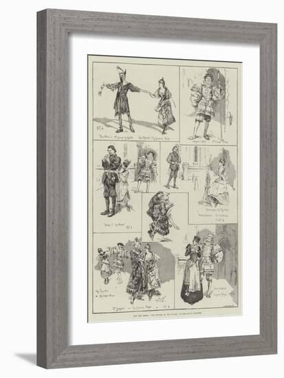 The New Opera, The Yeomen of the Guard, at the Savoy Theatre-Frederick Henry Townsend-Framed Giclee Print