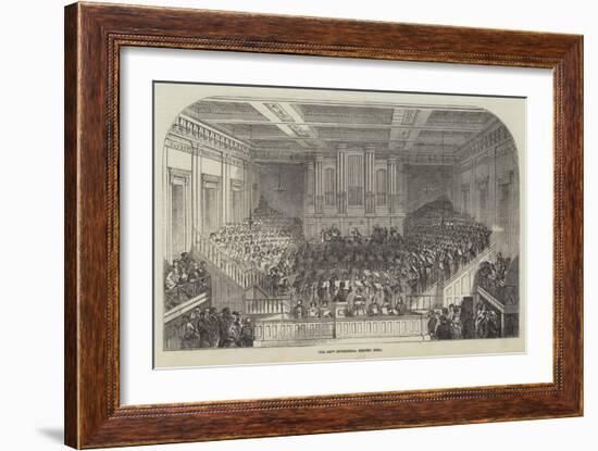 The New Orchestra, Exeter Hall-null-Framed Giclee Print