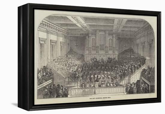 The New Orchestra, Exeter Hall-null-Framed Premier Image Canvas